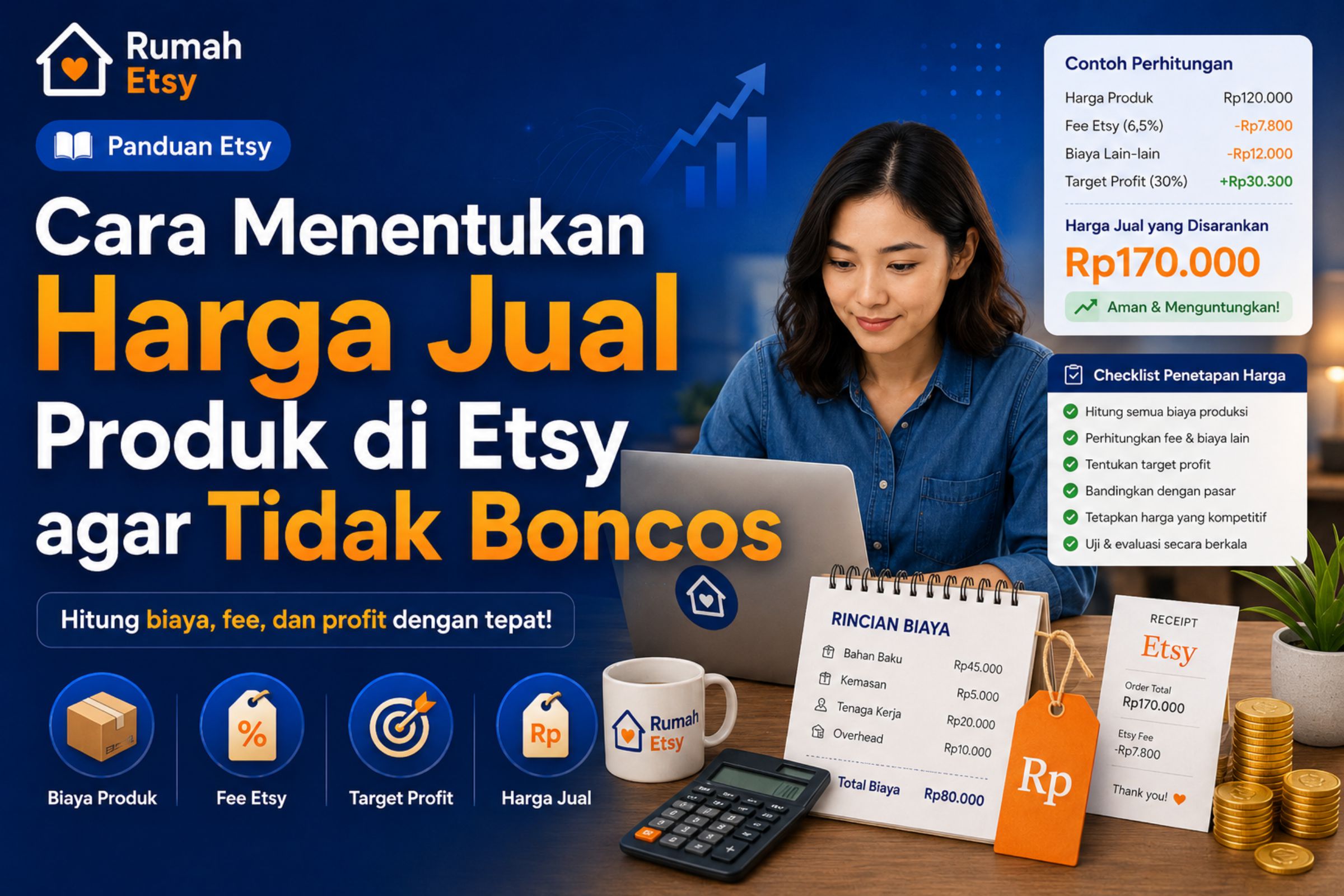 Cara Menentukan Harga Jual Produk di Etsy agar Tidak Boncos