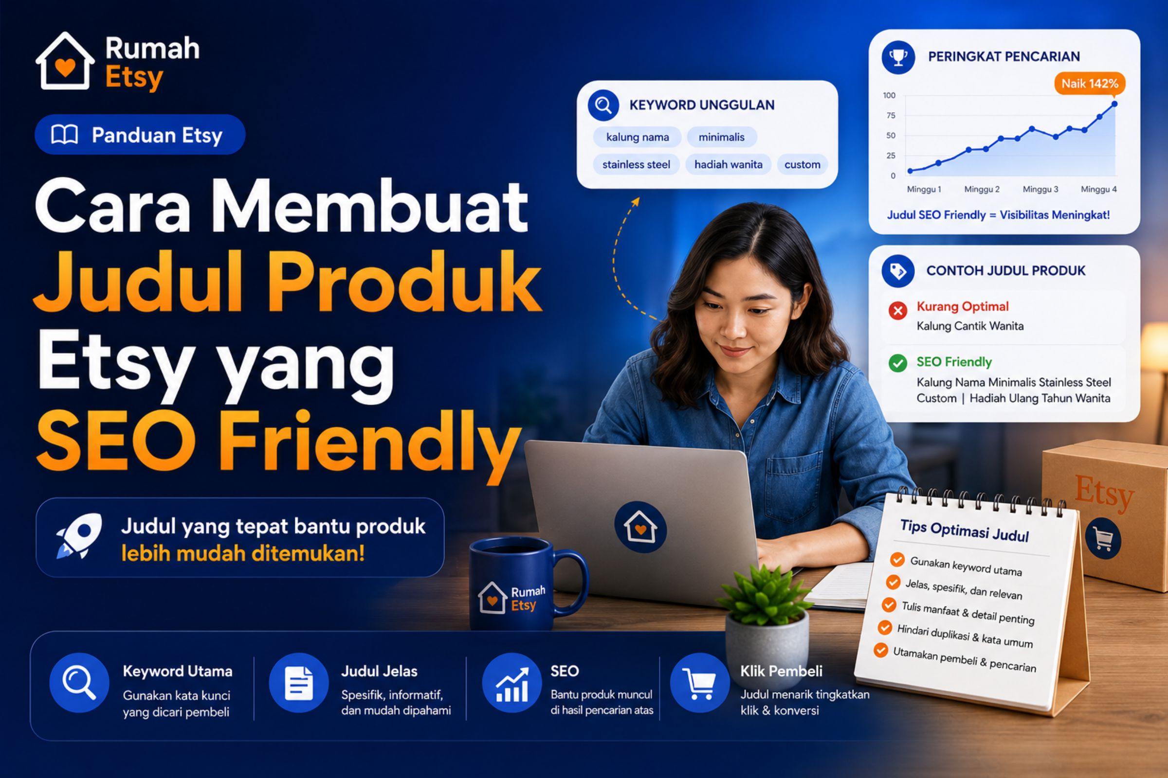 Cara Membuat Judul Produk Etsy yang SEO Friendly