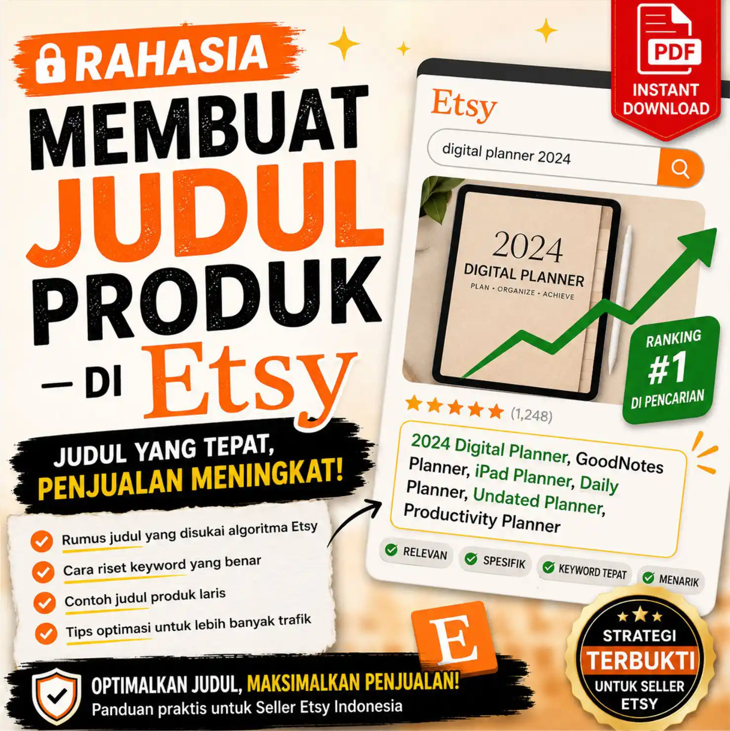 Rahasia Membuat Judul Produk di Etsy