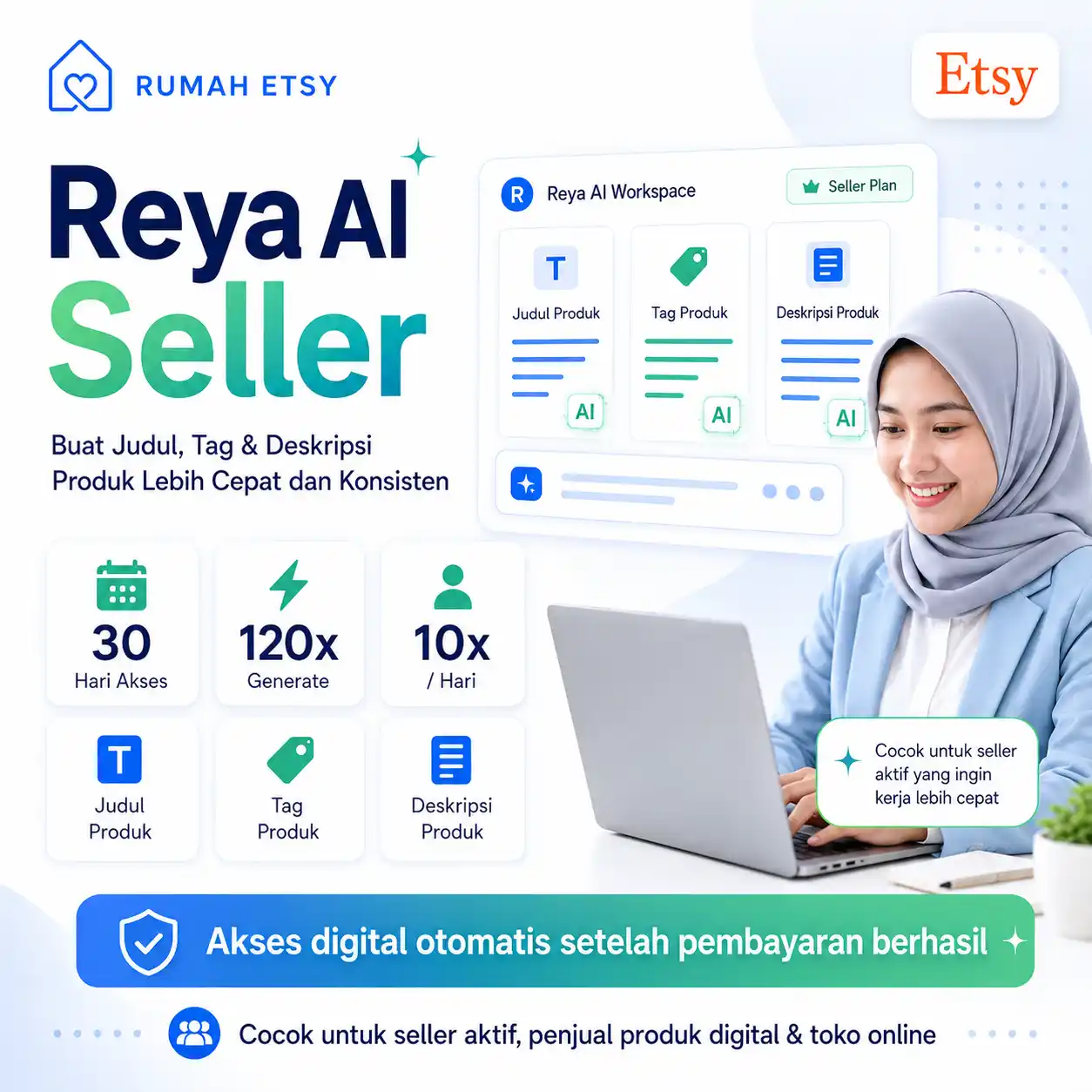 Tools Seller Etsy Buat Judul, Tag & Deskripsi Produk Instant