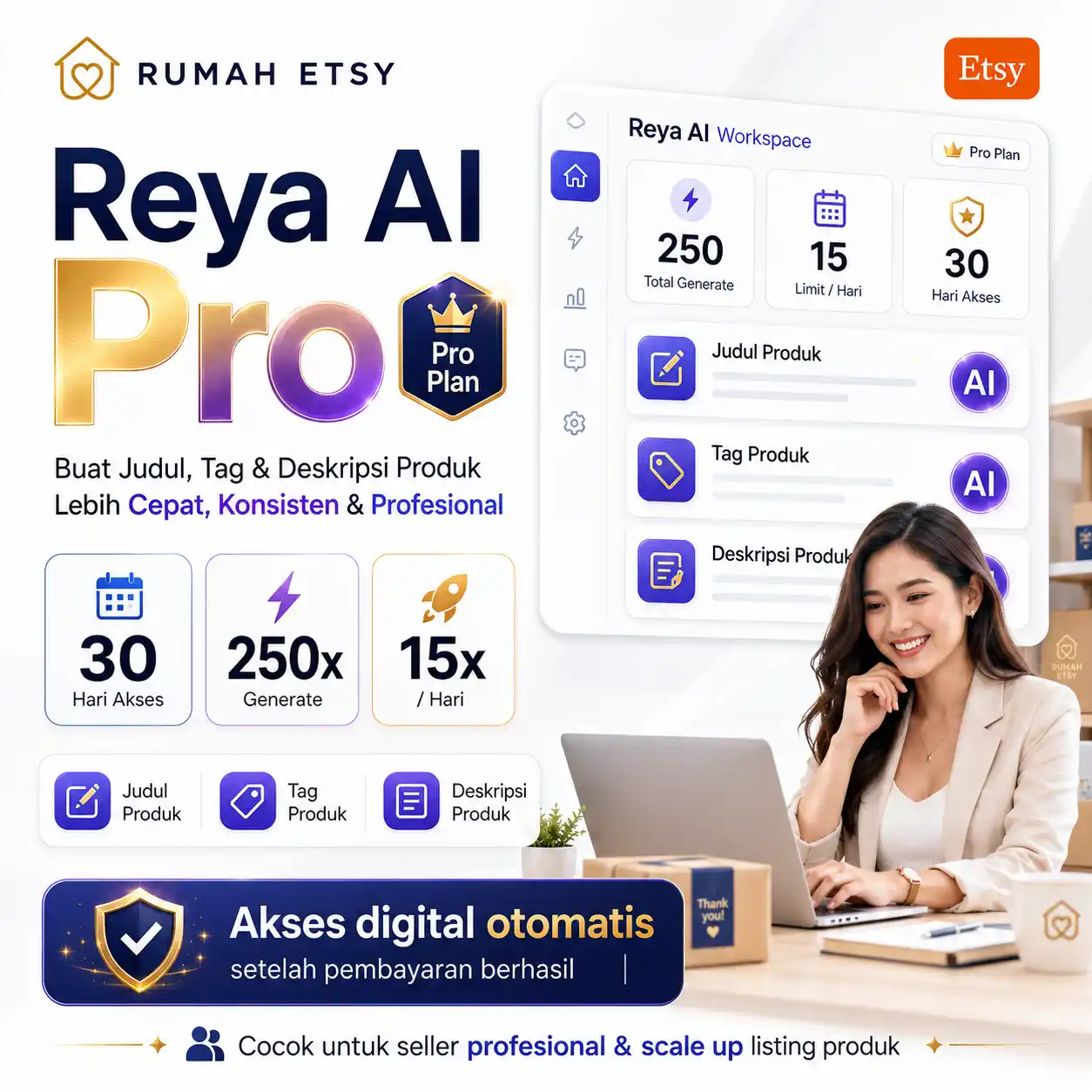 Tools Seller Etsy Buat Judul, Tag & Deskripsi Produk Instant