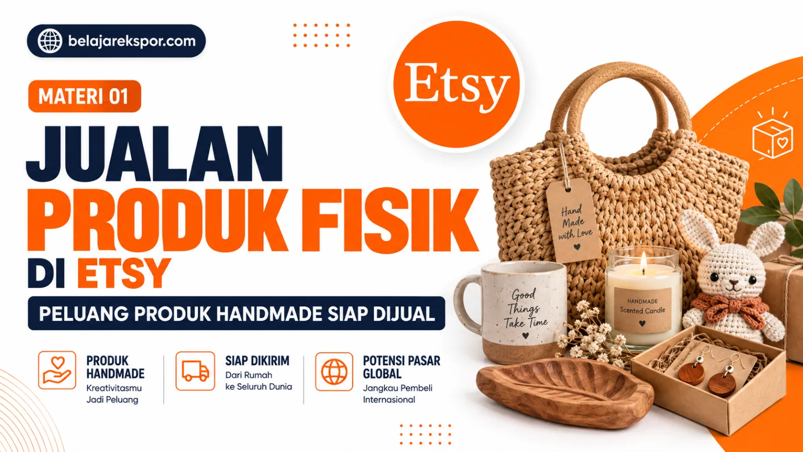 Materi Jualan Produk Fisik / Handmade Di Etsy