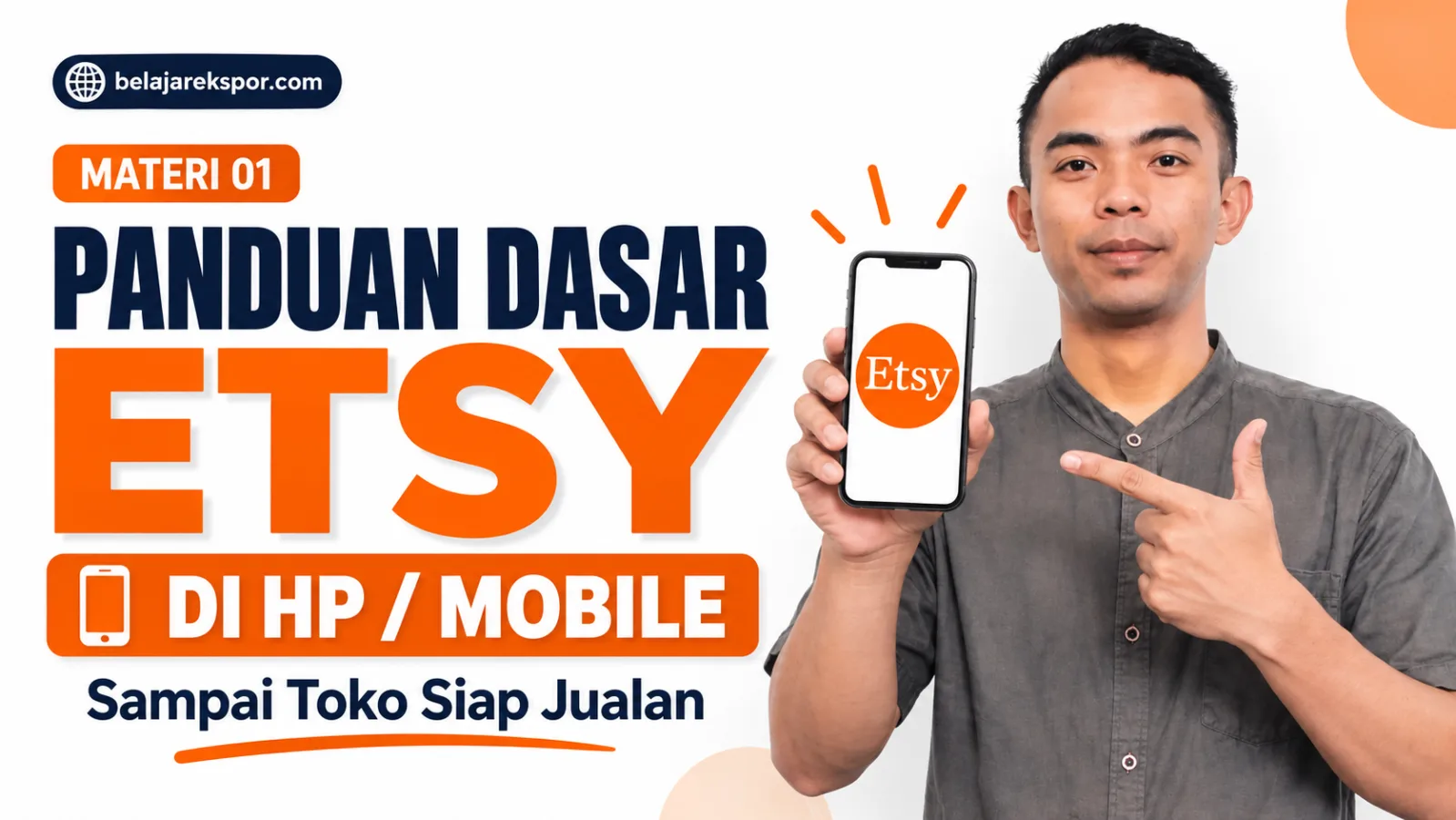 Materi Panduan Dasar ETSY Di Hp / Mobile