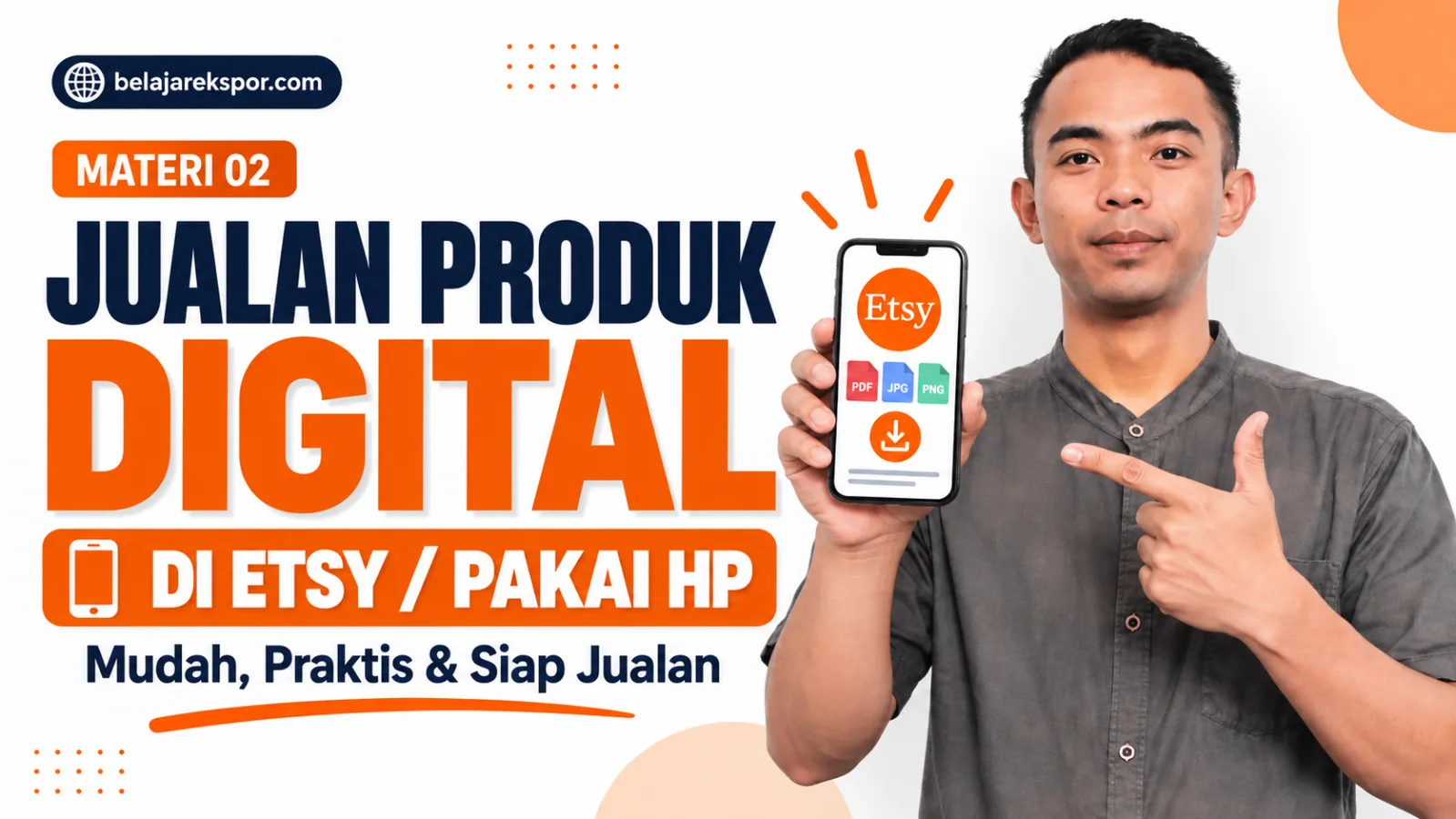 Materi Jualan Produk Digital Di Etsy Menggunakan HP