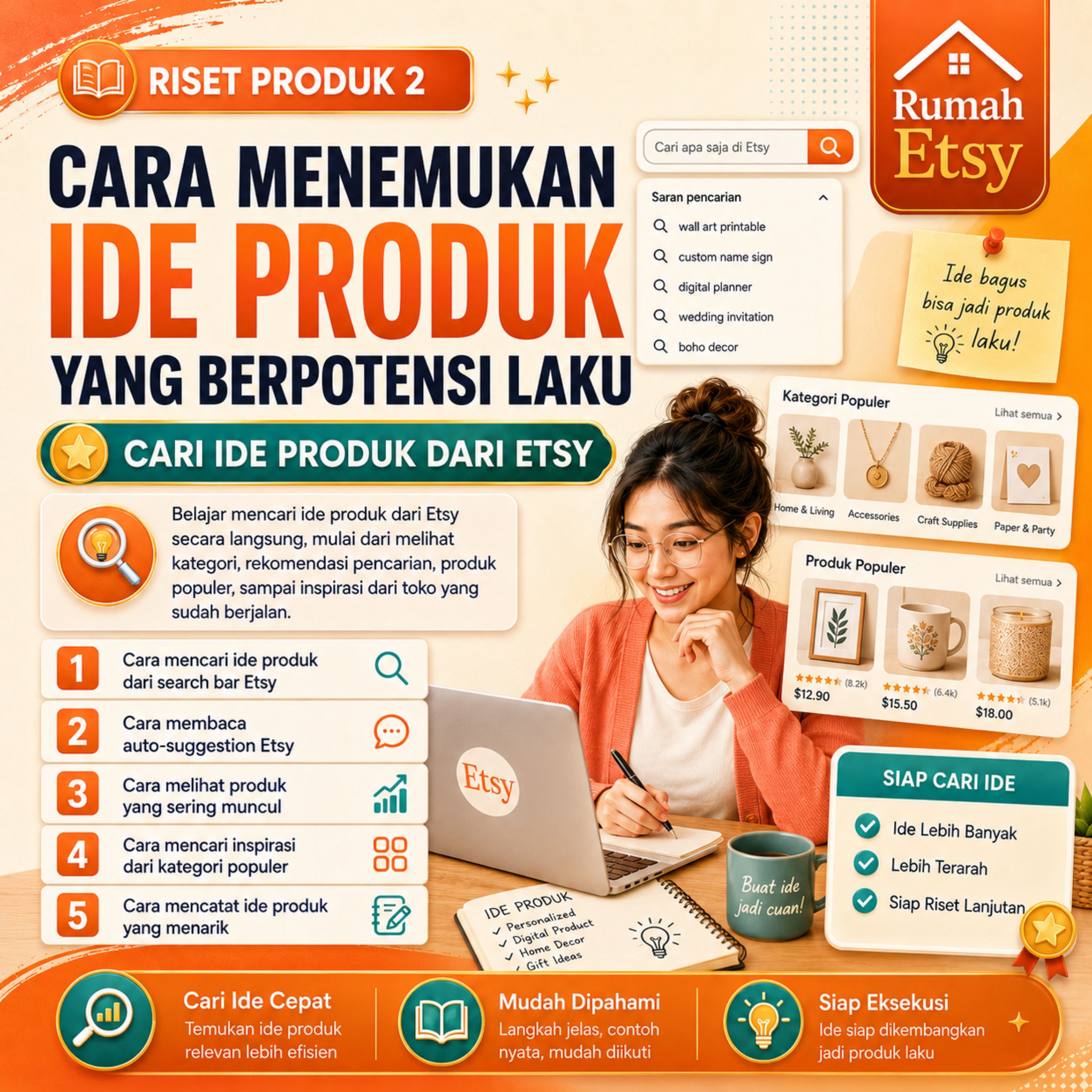 Riset 2 | Cara Menemukan Ide Produk yang Berpotensi Laku