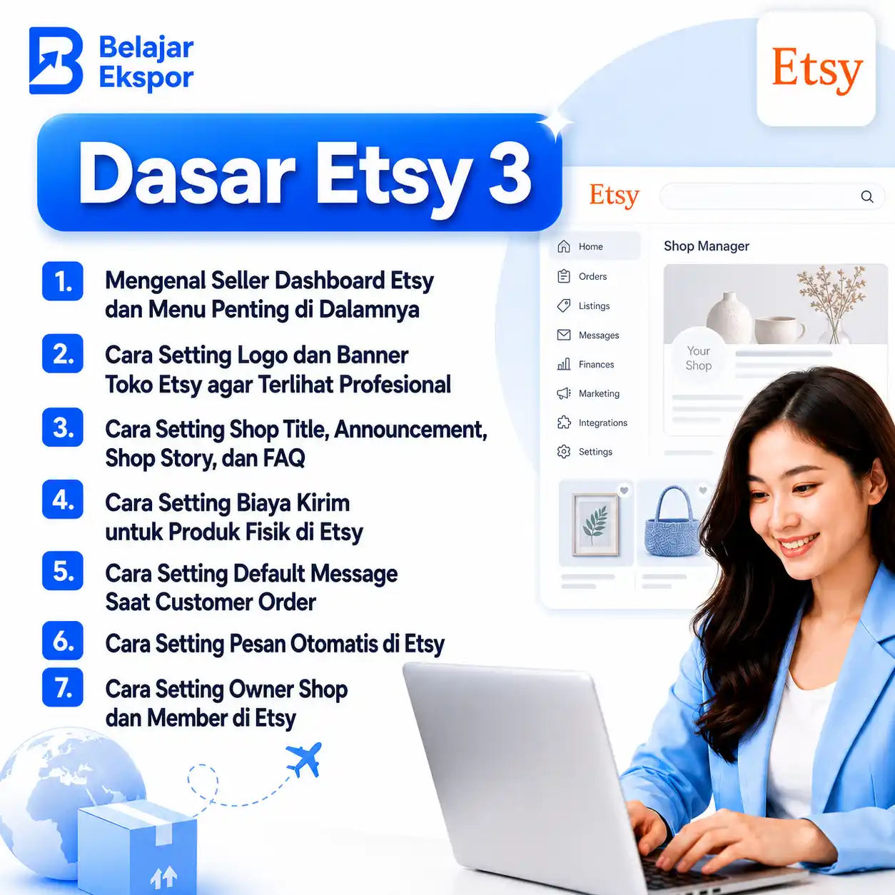 Setting Dasar Toko Etsy Setelah Toko Dibuka